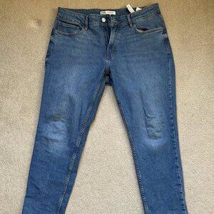 ZARA Men's Tapered Jeans - Blue